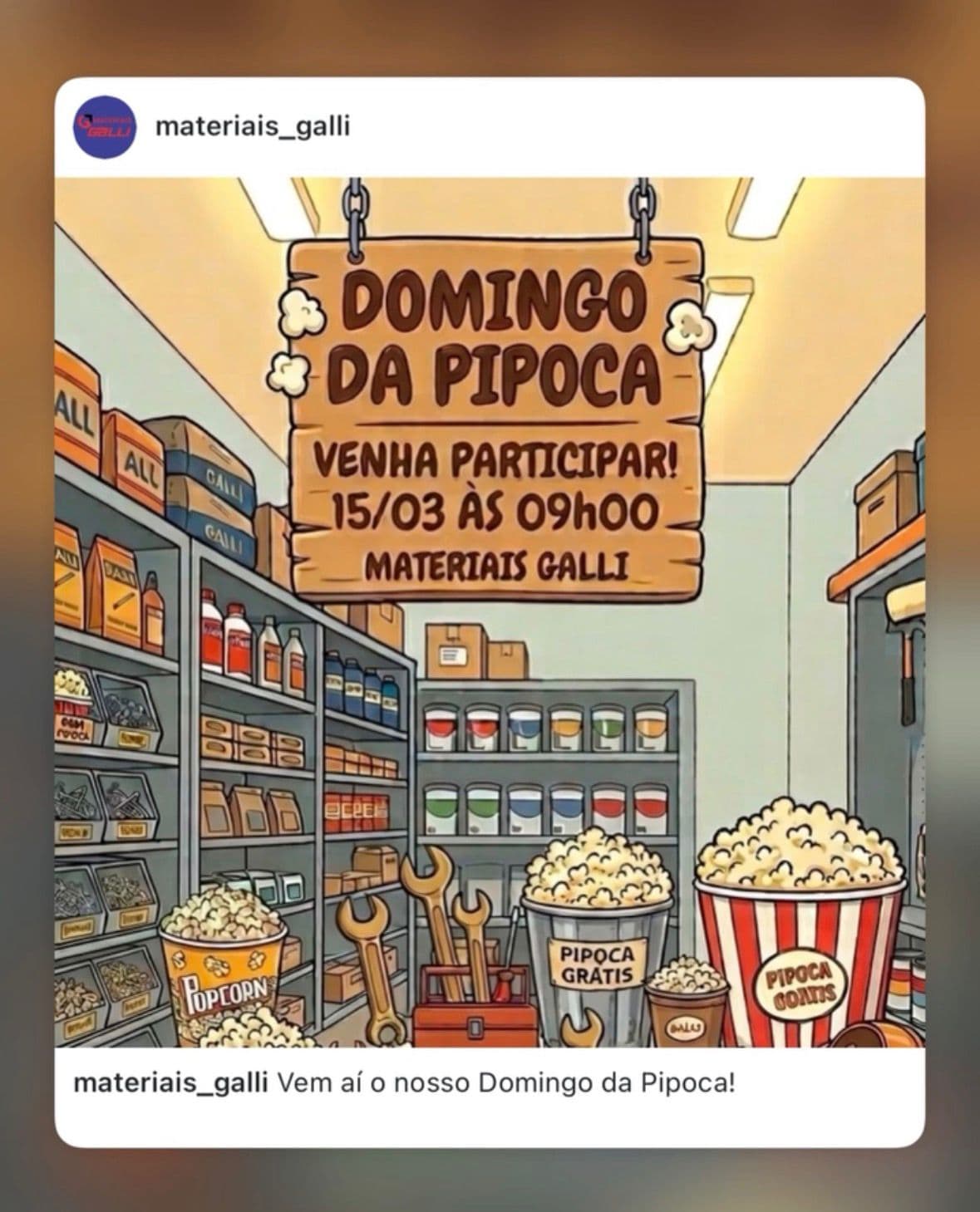 Domingo da Pipoca